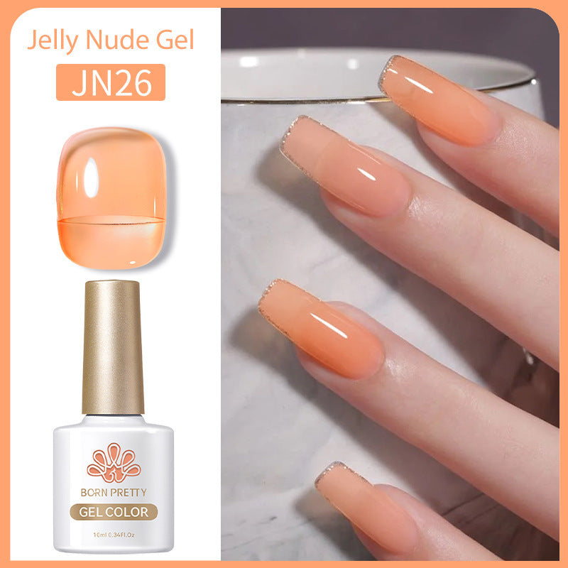 Born Pretty Jelly Nude Gel Nail Polish Gomaki