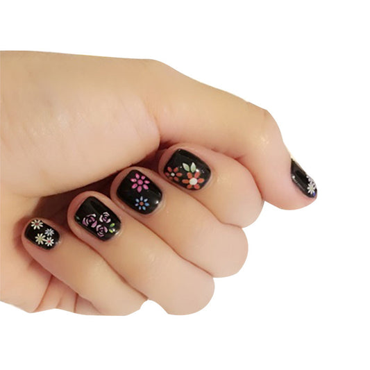 Floral Nail Art Stickers Set Gomaki