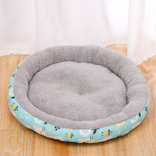 Soft Round Pet Bed Gomaki Shop