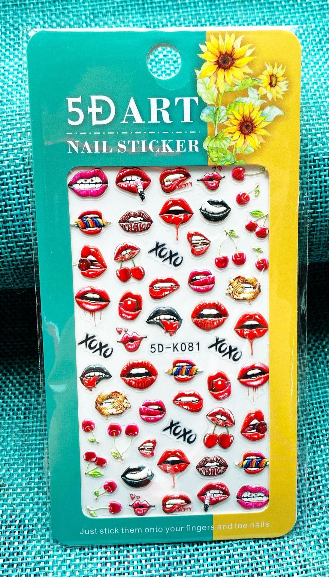 Art French Tip Nail Stickers Gomaki