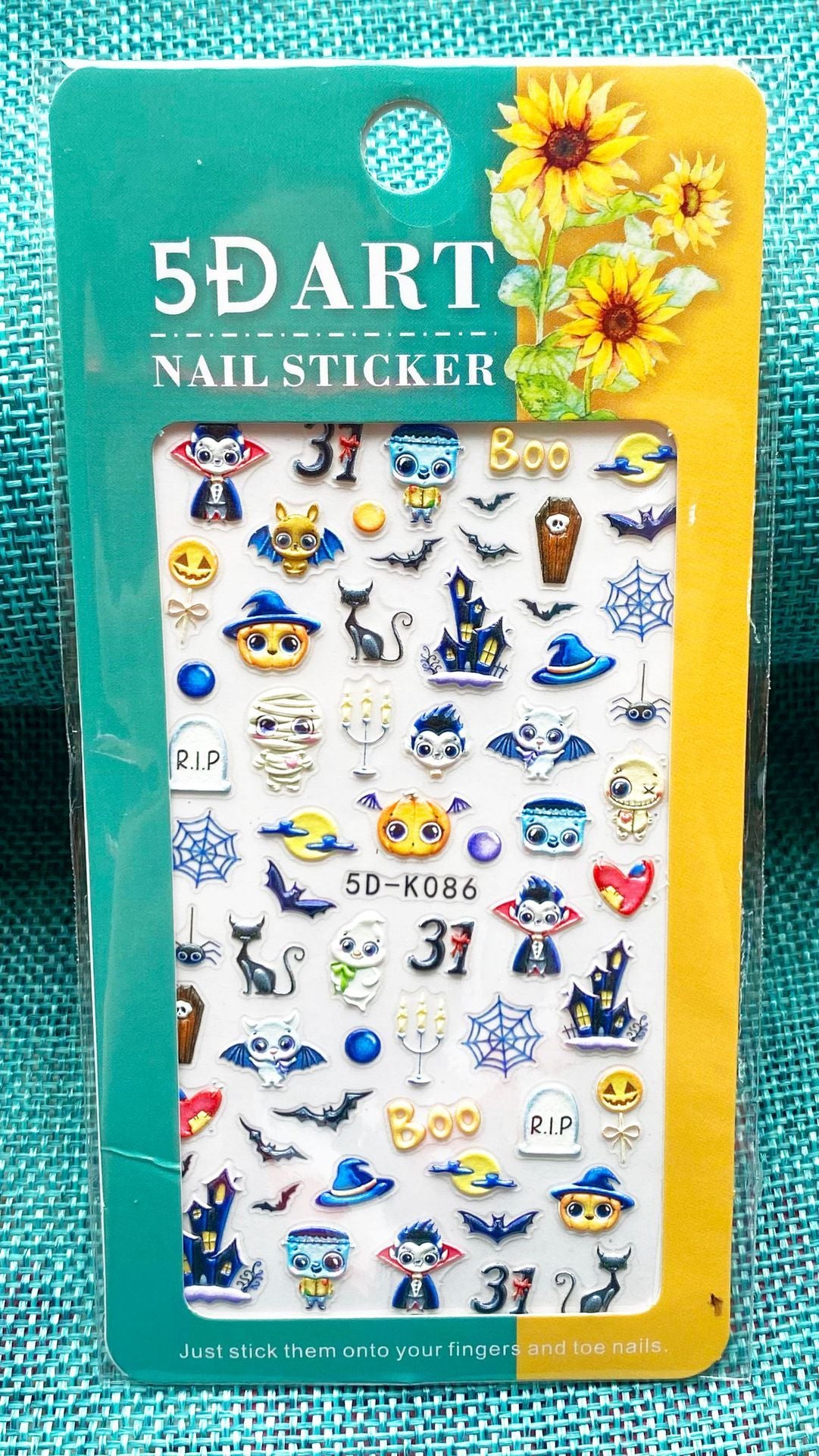 Art French Tip Nail Stickers Gomaki