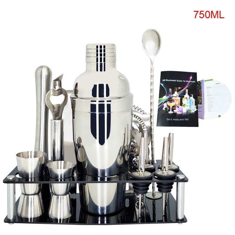 Professional Stainless Steel Cocktail Shaker Set Gomaki