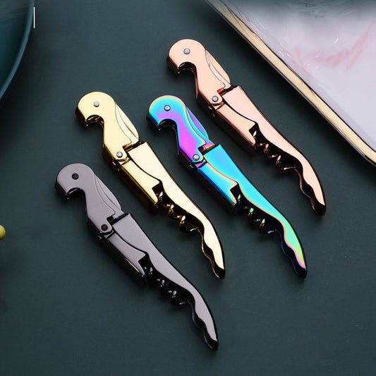 Premium Double Hinged Corkscrew Wine Opener Gomaki