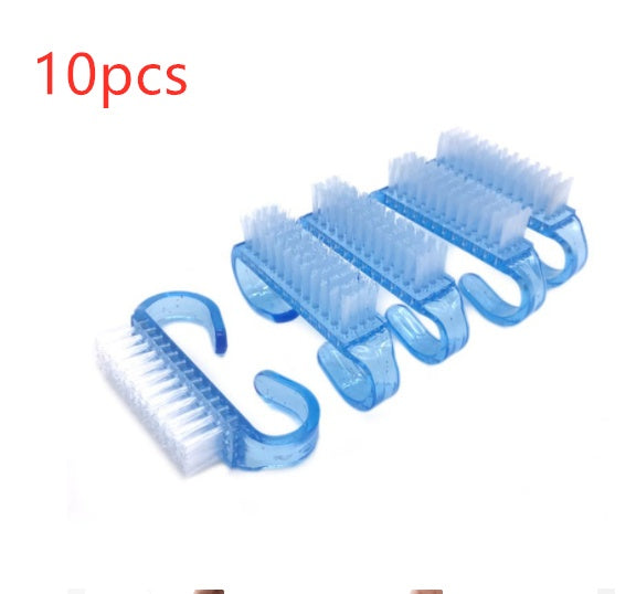 Double Sided Nail Cleaning Brush with Handle Gomaki