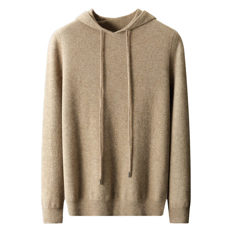 Men Hooded Knitted Sweater Gomaki