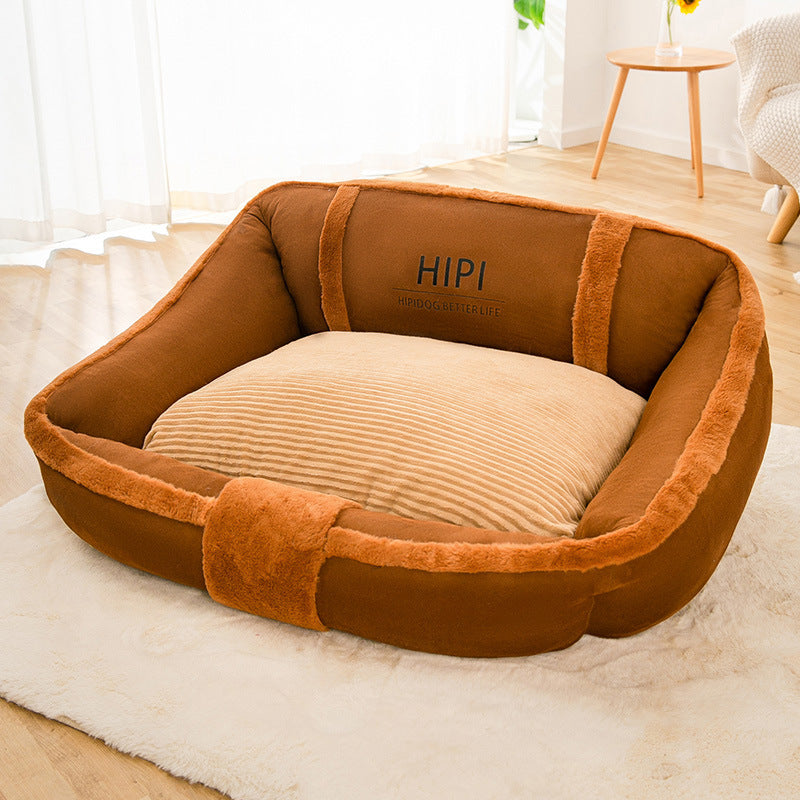 Deluxe Warm Plush Pet Bed Gomaki SHOP
