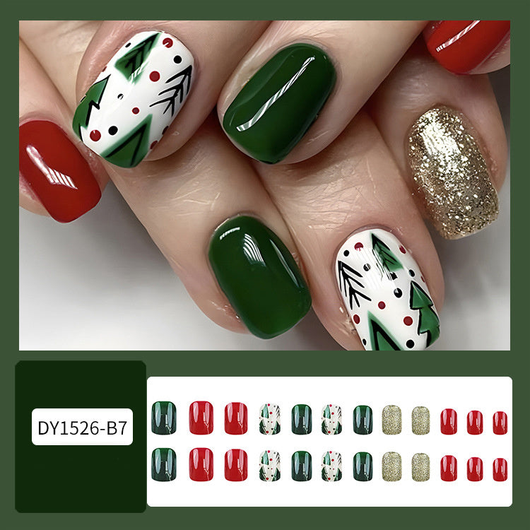 Christmas Press On Nails Set Gomaki