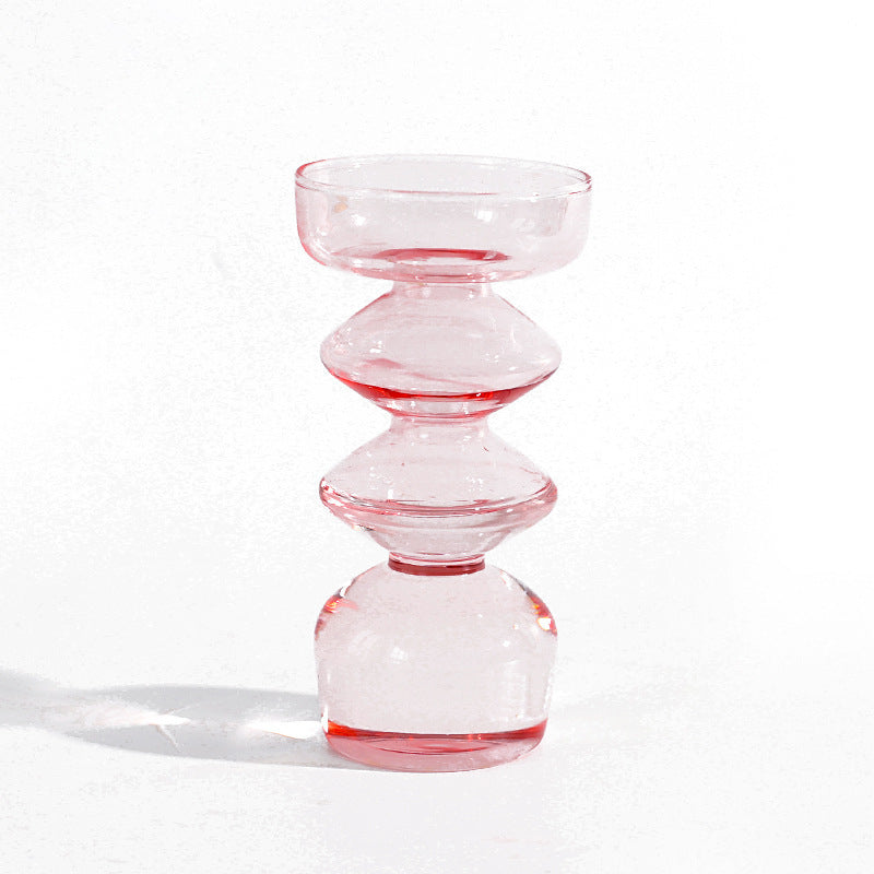 Modern Glass Vase Bubble Vase Art Colored Transparent Gomaki