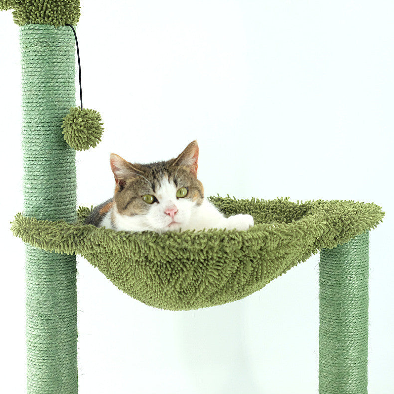 Sisal Cactus Cat Tree Scratching Posts Gomaki