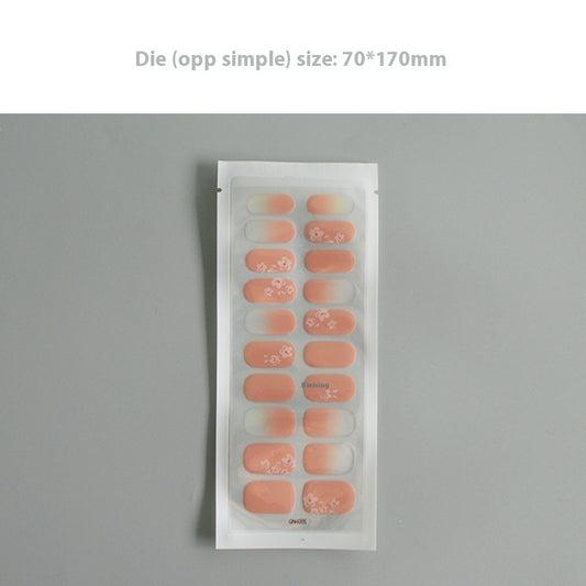 Gradient Nude Pink Nail Polish Strips Gomaki
