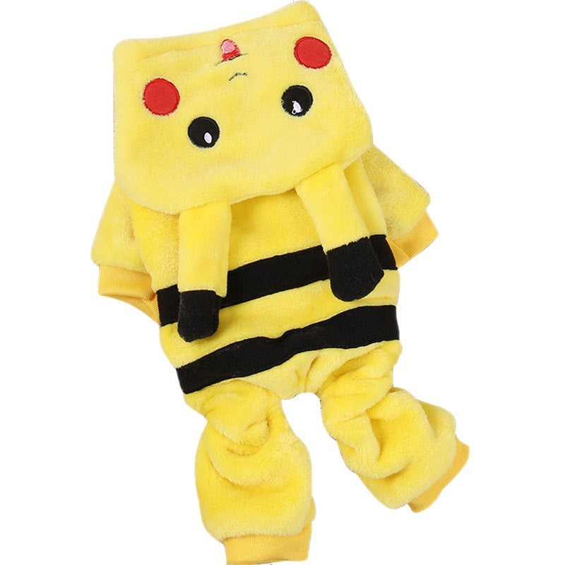 Soft Fleece Pet Costume for Small Dogs and Cats Gomaki Shop