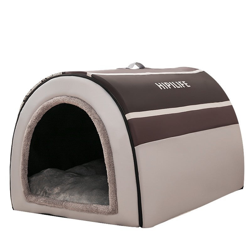 Luxury Arctic Velvet Pet House Gomaki