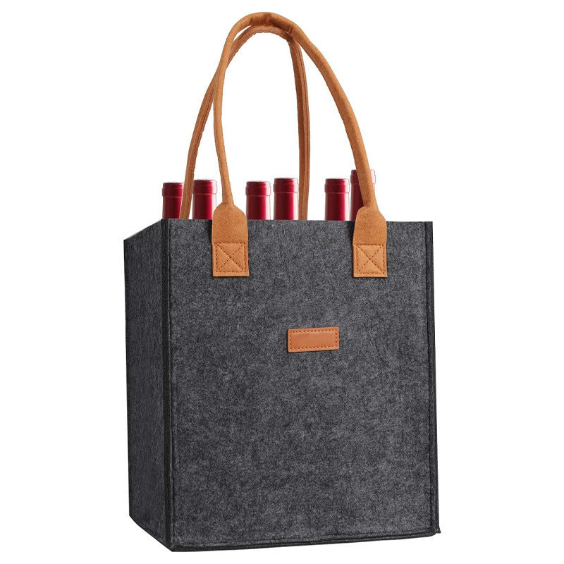 Insulated Wine Bottle Tote Bag Gomaki