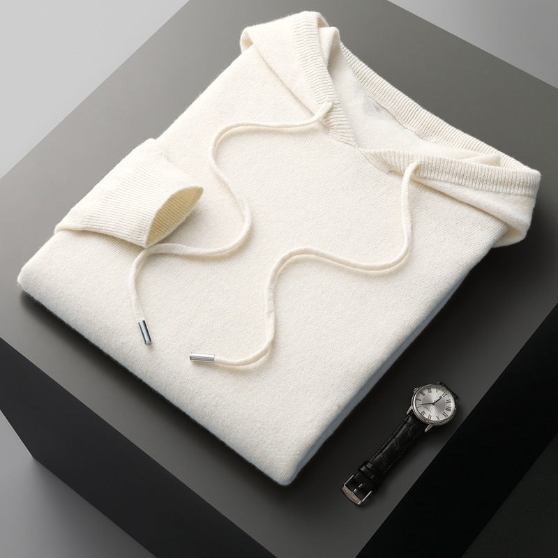 Men Hooded Knitted Sweater Gomaki