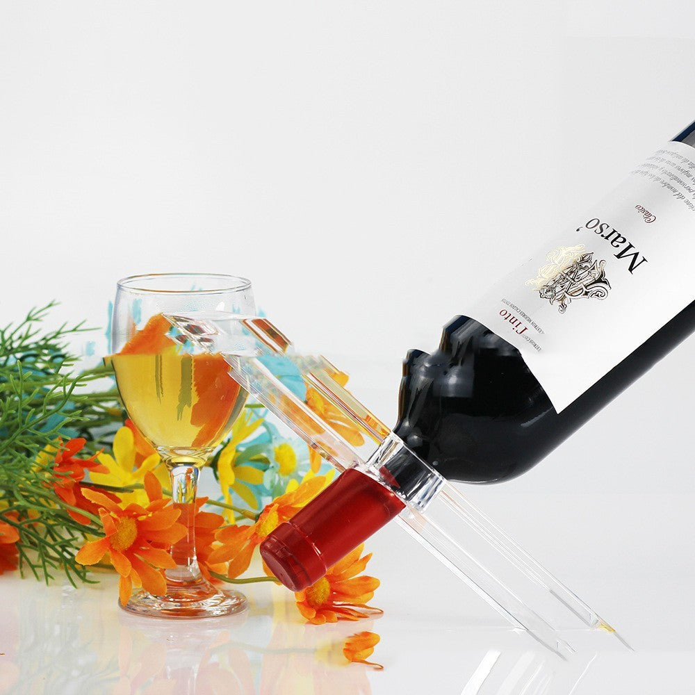 Modern Transparent Balance Rack for Home and Bar Display Gomaki