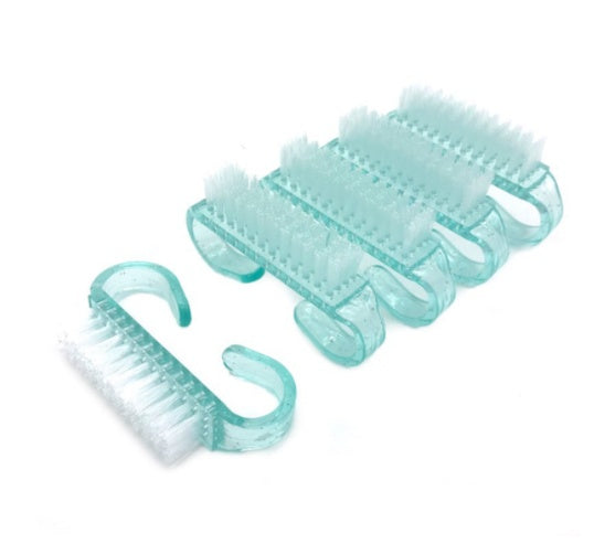 Double Sided Nail Cleaning Brush with Handle Gomaki