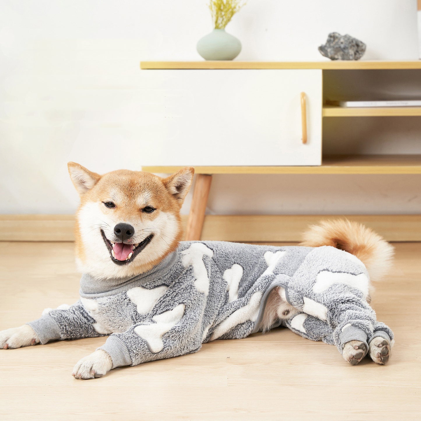 Soft Fleece Dog Pajamas Gomaki Shop