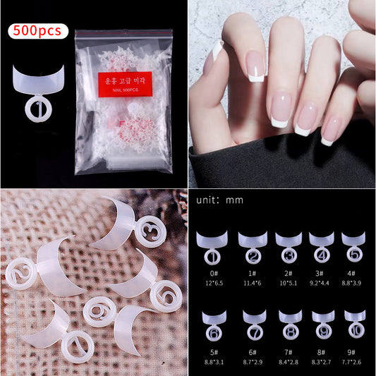 Professional French Smile Line Nail Tips Gomaki