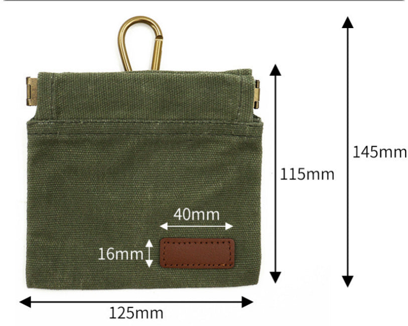 Outdoor Dog walking Hanging Waist Felt Grain Bag Gomaki Shop