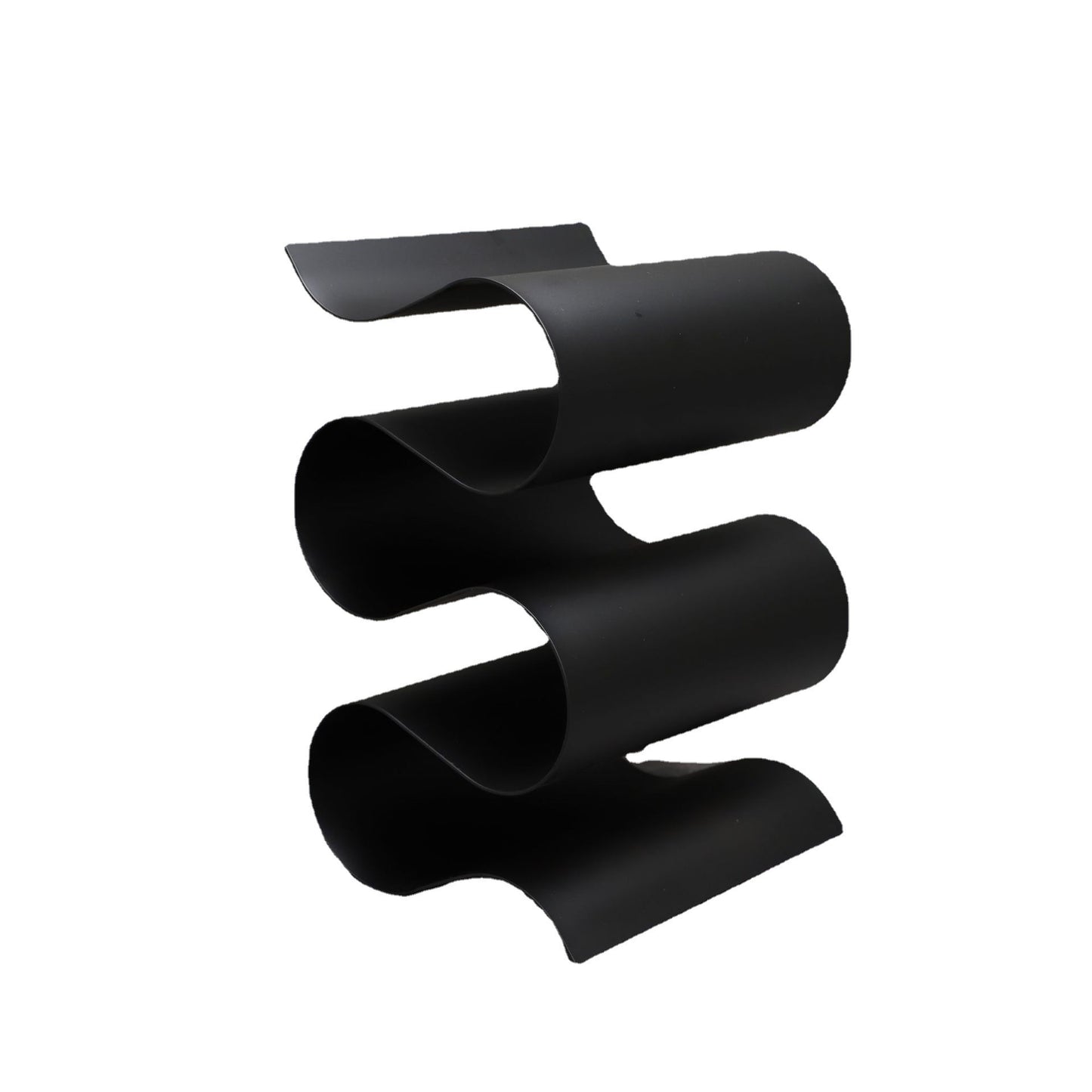 Modern Metal Wave Wine Rack