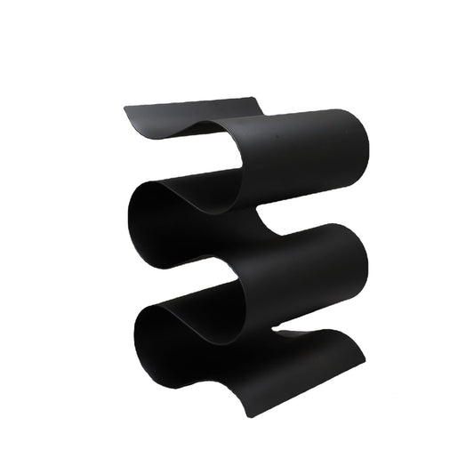 Modern Metal Wave Wine Rack
