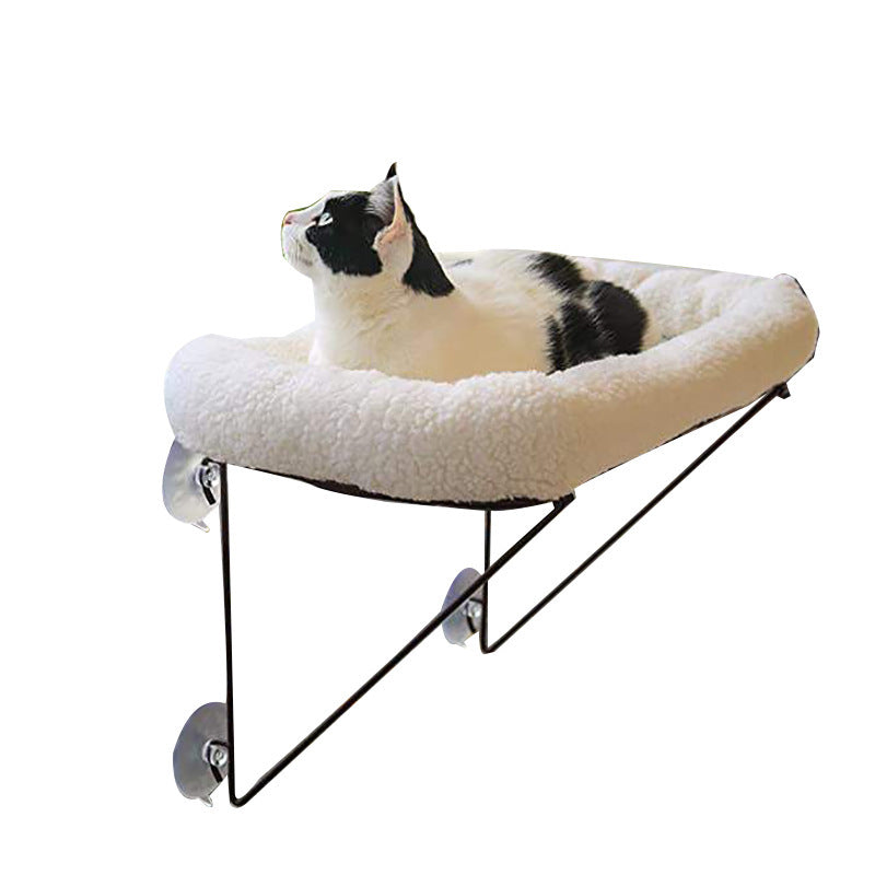 Stainless Steel Window Mounted Cat Bed Gomaki