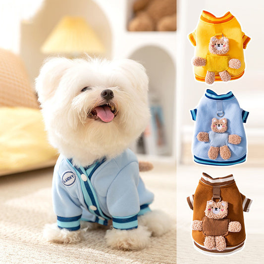 Teddy Bear Dog Sweater Gomaki Shop