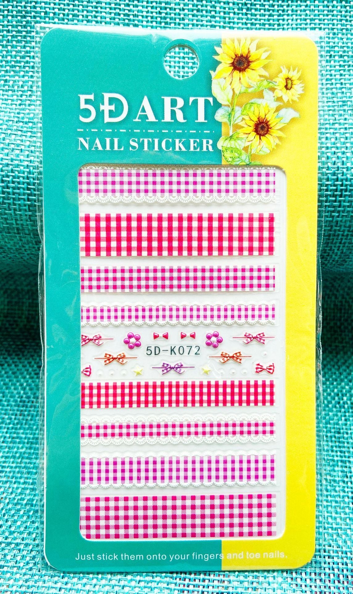 Art French Tip Nail Stickers Gomaki