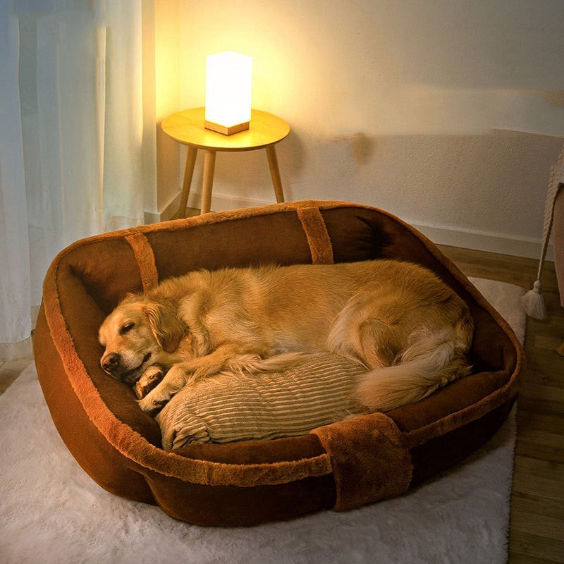 Deluxe Warm Plush Pet Bed Gomaki SHOP