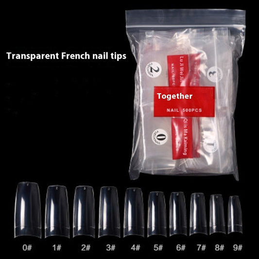 Transparent French Nail Tips Gomaki