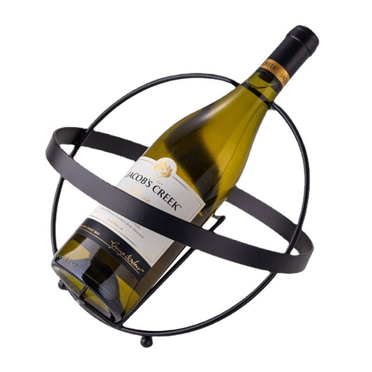 Modern Gold Metal Wine Bottle Holder Gomaki