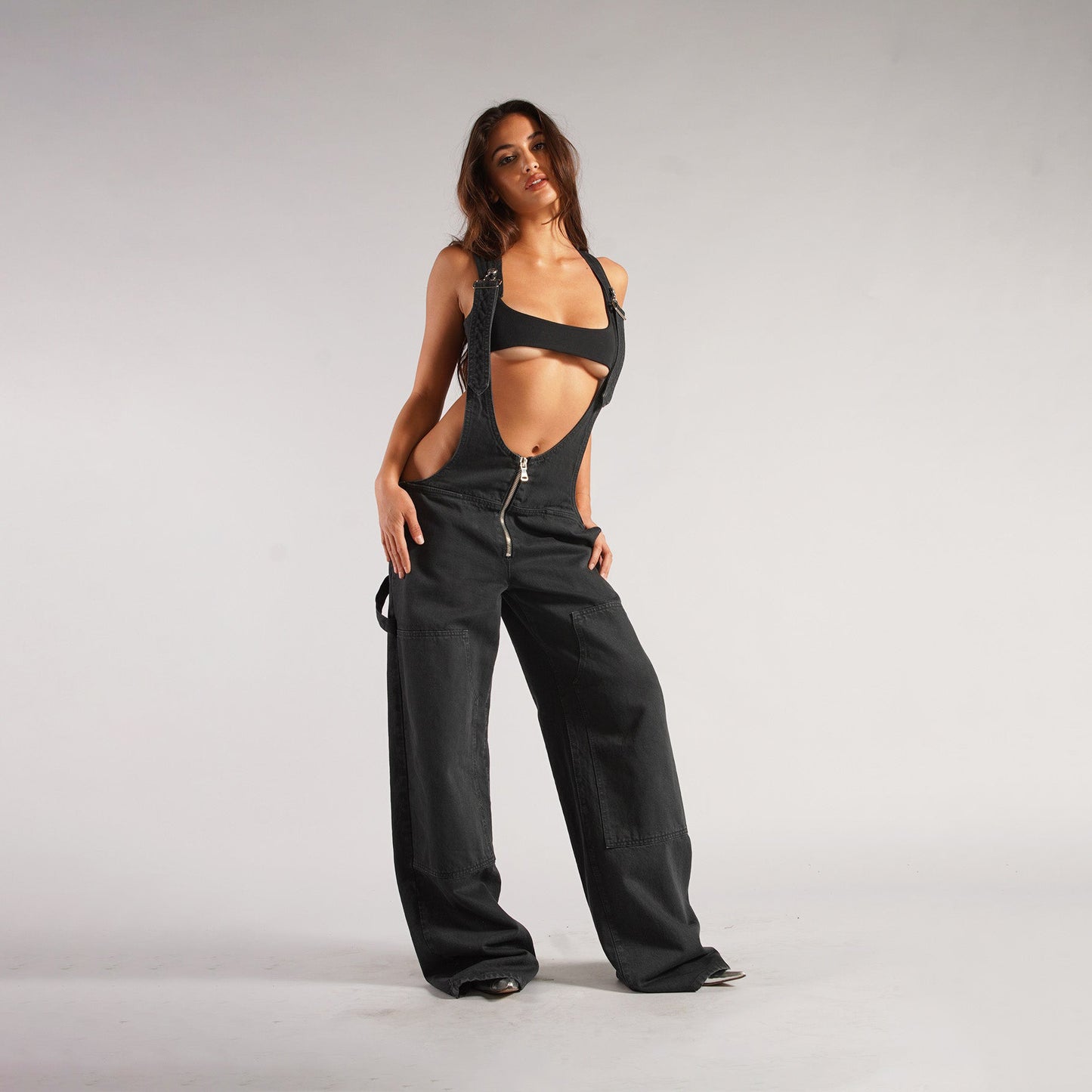 Women Baggy Denim Overalls