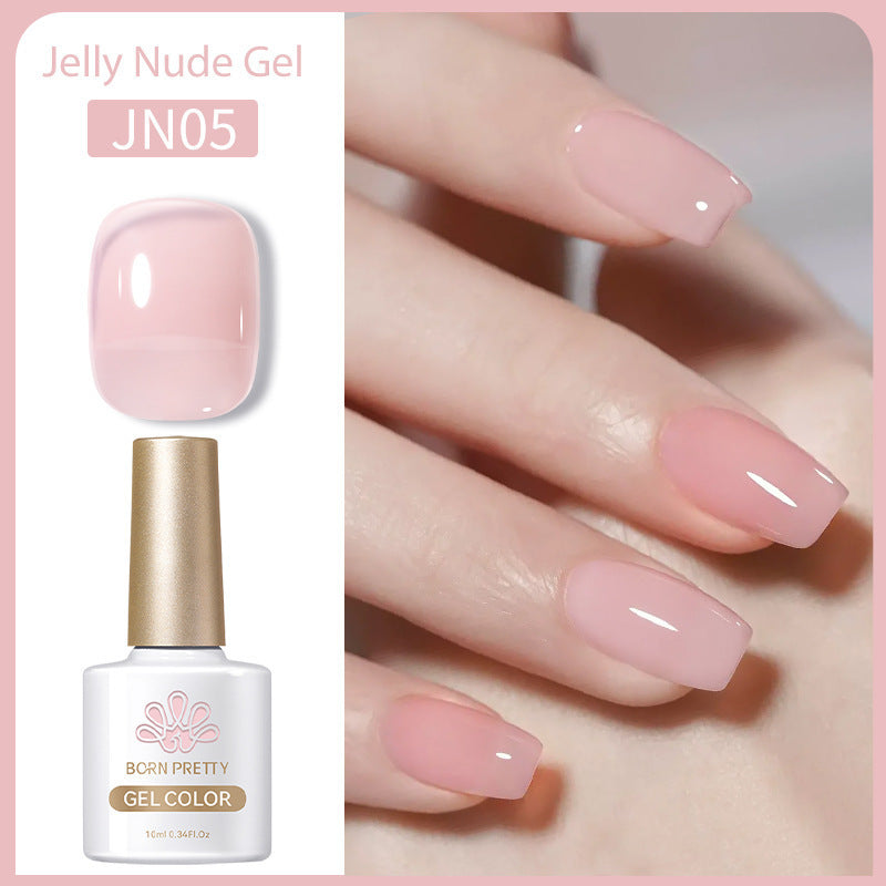 Born Pretty Jelly Nude Gel Nail Polish Gomaki