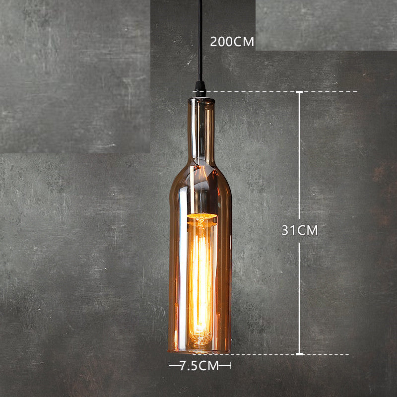 Modern Wine Bottle Pendant Lights Gomaki