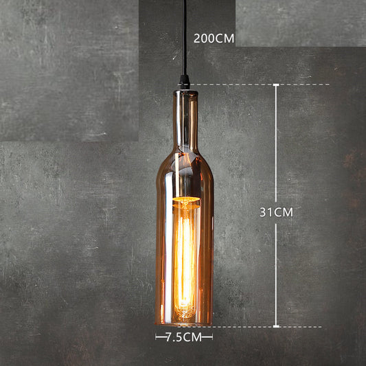 Modern Wine Bottle Pendant Lights Gomaki