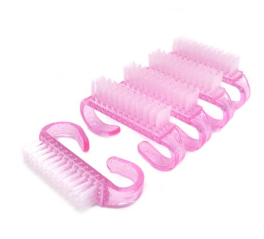 Double Sided Nail Cleaning Brush with Handle Gomaki