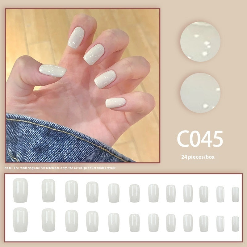 Matte and Glossy Press On Nail Set Gomaki
