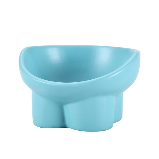 Modern Design Pet Bowl Ceramic Oblique Gomaki