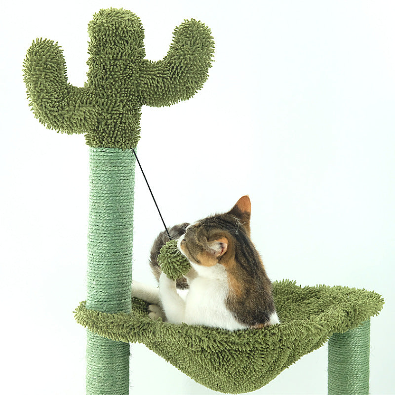 Sisal Cactus Cat Tree Scratching Posts Gomaki
