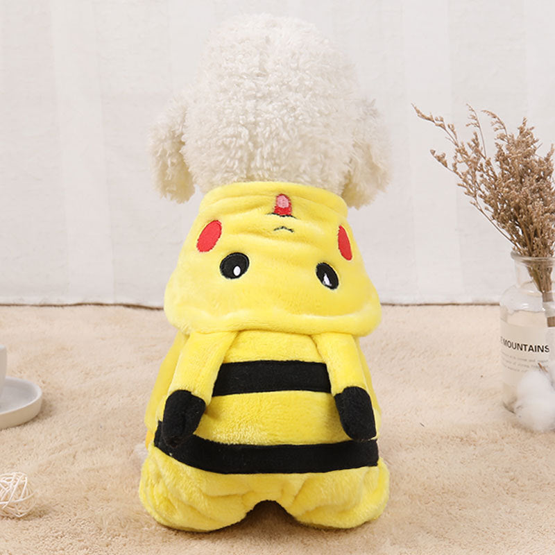 Soft Fleece Pet Costume for Small Dogs and Cats Gomaki Shop