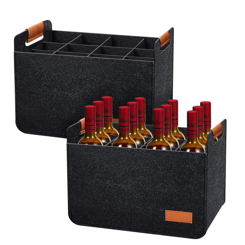 Insulated Wine Bottle Tote Bag Gomaki