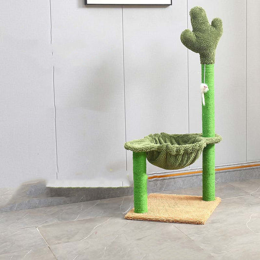 Sisal Cactus Cat Tree Scratching Posts Gomaki