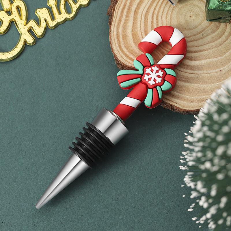 Christmas Wine Bottle Stopper Set Gomaki