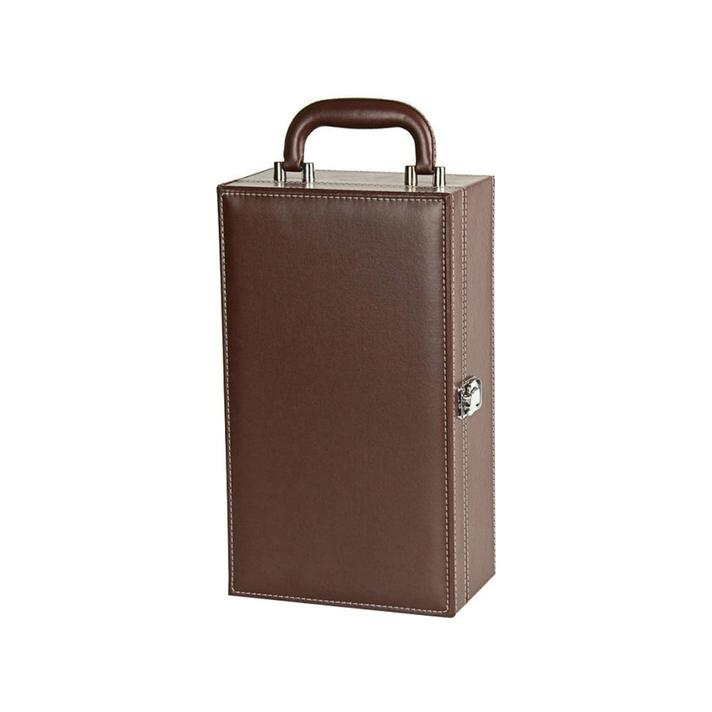 Elegant PU Leather Wine Gift Box Gomaki