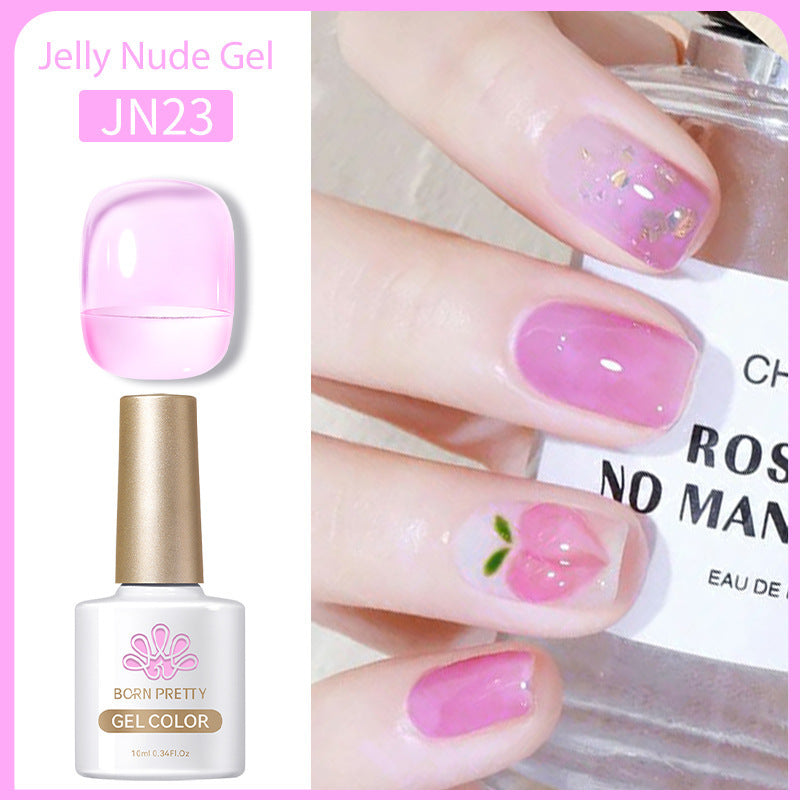 Born Pretty Jelly Nude Gel Nail Polish Gomaki