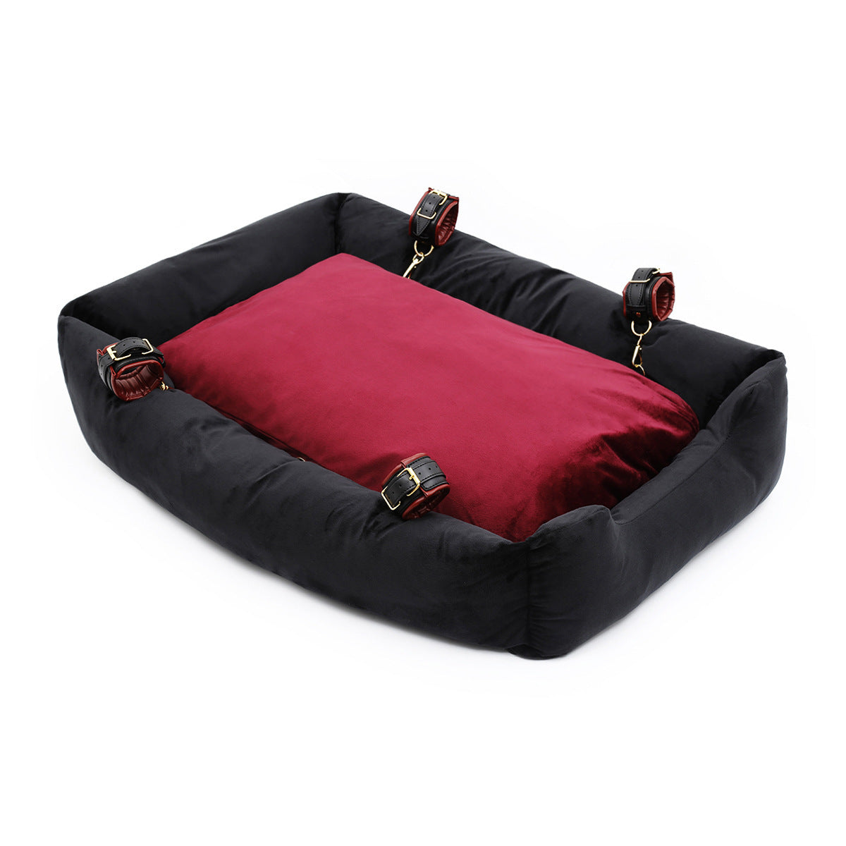 Luxury Leather Pet Car Seat Bed Gomaki Shop