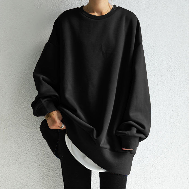 Women Oversized Crewneck Sweatshirt Gomaki