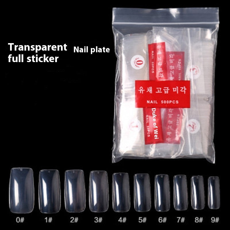 Transparent French Nail Tips Gomaki