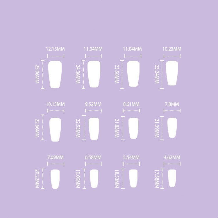 Pink Ombre French Tip Press On Nails Gomaki