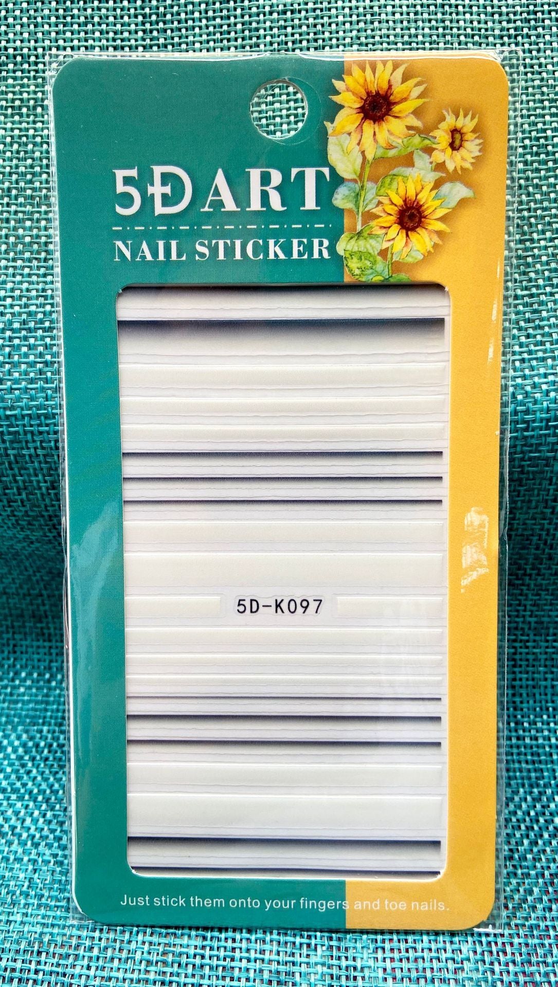 Art French Tip Nail Stickers Gomaki